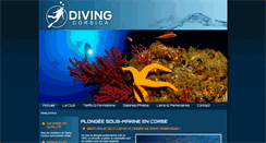 Desktop Screenshot of divingcorsica.com